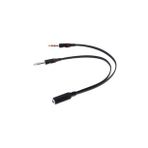 Kulaklık Mikrofon Ayırıcı 3.5mm Çevirici Switch Splitter - 4457