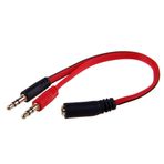 Kulaklık Mikrofon Ayırıcı Aparat 3.5mm Headphone Mic Audio 2 Erke