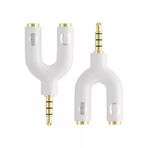 Kulaklık Mikrofon Birleştirici Aparat 3.5Mm Erkek 2X3.5mm Dişi Kulaklık Mic Audio Y Splitter Headpho