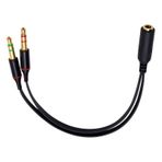 Kulaklık Mikrofon Çoklayıcı 3.5Mm Splitter Switch Dönüştürücü