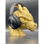 Kulaklık Standı Kulaklık Aksesuarı Ejderha Kulaklık Tutucu - DRAGON GOLD