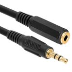 Kulaklık Uzatma Kablosu 3.5mm Ses Dişi Erkek Altın Uç 1m Metre
