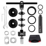 Kulaklık ve Alt Braket İçin Bisiklet Yatağı Presi Seti, Alüminyum Alaşımlı Sökme Alet Kiti Bb30 Pf30 Bb86 Bb92 Press-Fit Standartlarıyla Uyumlu (Siyah)