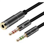 Kulaklık ve Mikrofon Ayırıcı.Stereo Aux Kulaklık Çoklayıcıkablolu