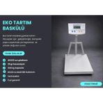 Kuleli Terazi T2 Model 40X50 300 kg Şarjlı Elektronik Kantar