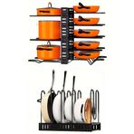 KuleliStore Tencere ve Tava Düzenleyici Organizer 8 Katlı Çok Amaçlı