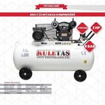 Kuletaş 200 Litre Hava Kompresörü 3 Hp Çift Pistonlu HM-V-0,16