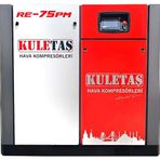 Kuletaş Invertör Motorlu Endüstriyel Vidalı Hava Kompresörü 75 Hp
