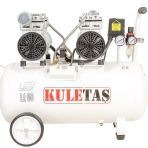 Kuletaş Süper Sessiz Yağsız Kompresör 60 Litre Çift Motor