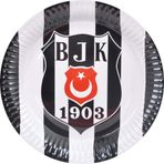 Kullan At Market Karton Beşiktaş Tabak 23 cm 8 Adet