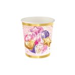 Kullan At Market Roll-Up Karton Bardak Uçan Balonlar Pembe 200cc-8oz 8'li