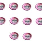 Kullan At Renkli Pembe Parti Davet Plastik Tabak - 17 Cm. - 25 Adetlik 10 Paket