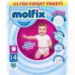 Külot Bez Ultra Fırsat Paketi 4 Beden 9-14 Kg 86 Adet