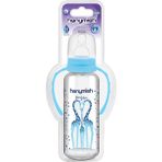 Kulplu Cam Biberon 240 ml - Mavi