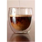 Kulpsuz Çift Cidarlı 1 Adet Espresso Cam Bardağı Seti, 200 Ml, Türk Kahve Fincanı