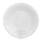 Külsan 1018.PW - Classic 6'lı Beyaz Oluklu Çukur Tabak Seti 18 cm, Thermoset Melamin