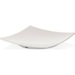 Külsan 10722.CW - Saku 3'lü Yağmur Efektli Krem Beyaz Kare Tabak Seti 22X22 Cm, Thermoset Melamin - 22 x 22 cm