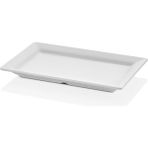Külsan 10814.CW - Bono 8'li Krem Beyaz Tabak Seti 26,5X16 Cm, Thermoset Melamin - 26,5 x 16 cm