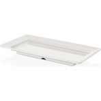 Külsan 10850.CW - Bono Krem Beyaz Dikdörtgen Tabak 50X27 Cm, Thermoset Melamin - 50 x 27 cm
