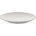 Külsan 10945.CW - Mina Yağmur Efektli Krem Beyaz Yuvarlak Tabak 45 Cm, Thermoset Melamin