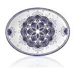 Külsan 11839.CW.LAR - Tilda Larissa Oval Tabak 39X29 Cm, Thermoset Melamin - 39 x 29 cm