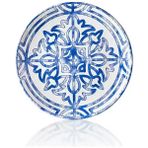 Külsan 11940.CW.SEV - Tilda Sevilla Yuvarlak Tabak 40 Cm, Thermoset Melamin