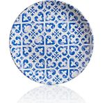 Külsan 11945.CW.SAN - Tilda Santorini Yuvarlak Tabak 45 Cm, Thermoset Melamin