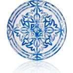 Külsan 11945.CW.SEV - Tilda Sevilla Yuvarlak Tabak 45 Cm, Thermoset Melamin