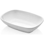 Külsan 1221.PW – 6'lı Beyaz Çukur Tabak Seti 21cm Thermoset Melamin