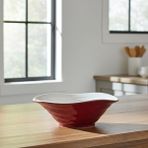 Külsan 18023.CWR - Bicolor Duet 3'lü Krem Beyaz Kase Seti 23X16 Cm, Thermoset Melamin - 700 ml