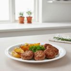 Külsan 2123.PW - Soft 6'lı Beyaz Tabak Seti 23 cm, Thermoset Melamin