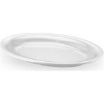 Külsan 2429.PW - Soft 3'lü Beyaz Oval Tabak Seti 29x23 cm, Thermoset Melamin