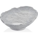 Külsan 26023.GG - Slanted 2'li Gri Granit Efektli Kase Seti 23,2X22,5 Cm, Thermoset Melamin - 770 ml