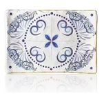 Külsan 30034.CW.ATH - Terra Athena 2'li Dikdörtgen Tabak Seti 34,1X23,6 Cm, Thermoset Melamin - 34,1 x 23,6 cm