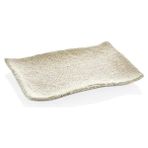 Külsan 30034.WG - Terra 2'li Beyaz Granit Efektli Dikdörtgen Tabak Seti 34,1X23,6 Cm, Thermoset Melamin - 34,1 x 23,6 cm