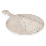 Külsan 35130.CAP - Marble Effect Cappuccino Yuvarlak Pano Tabak 30 Cm, Thermoset Melamin