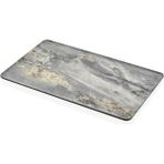 Külsan 40011.RM - Royal Marble Luna 3'lü Gri Tabak Seti 53X32,5 Cm, Thermoset Melamin - 53 x 32,5 cm