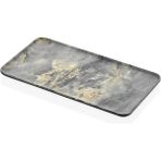 Külsan 40013.RM - Royal Marble Luna 9'lu Gri Tabak Seti 17,6X32,5 Cm, Thermoset Melamin - 17,6 x 32,5 cm