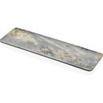 Külsan 40024.RM - Royal Marble Luna 6'lı Gri Tabak Seti 53X16,2 Cm, Thermoset Melamin - 53 x 16,2 cm