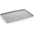 Külsan 41011.GG - Polaris 3'lü Gri Granit Efektli Dikdörtgen Tabak Seti 53X32,5 Cm, Thermoset Melamin - 53 x 32,5 cm