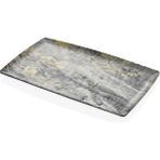 Külsan 41011.RM - Polaris Royal Marble 3'lü Dikdörtgen Tabak Seti 53X32,5 Cm, Thermoset Melamin - 53 x 32,5 cm