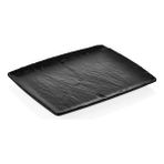 Külsan 41012.BL - Polaris 6'lı Siyah Dikdörtgen Tabak Seti 26,5X32,5 Cm, Thermoset Melamin - 26,5 x 32,5 cm
