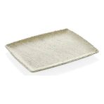 Külsan 41012.WG - Polaris 6'lı Beyaz Granit Efektli Dikdörtgen Tabak Seti 26,5X32,5 Cm, Thermoset Melamin - 26,5 x 32,5 cm