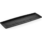 Külsan 41024.BL - Polaris 6'lı Siyah Dikdörtgen Tabak Seti 53X16,2 Cm, Thermoset Melamin - 53 x 16,2 cm