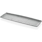 Külsan 41024.GG - Polaris Gri Granit Efektli 6'lı Servis Tabağı 53x16,2 cm, Thermoset Melamin