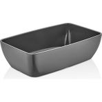 Külsan 42014.G - Corona 2'li Gri Dikdörtgen Kase 26,5X16,2 Cm, Thermoset Melamin - 2 lt