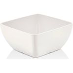 Külsan 42019.CW - Corona 3'lü Krem Beyaz Kare Kase 19X19 Cm, Thermoset Melamin - 1,9 lt