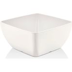 Külsan 42025.CW - Corona 2'li Krem Beyaz Kare Kase 25X25 Cm, Thermoset Melamin - 4,5 lt