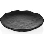 Külsan 43020.BL - Norma 4'lü Siyah Yuvarlak Tabak Seti 20 Cm, Thermoset Melamin