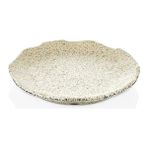 Külsan 43020.WG - Norma 4'lü Beyaz Granit Efektli Yuvarlak Tabak Seti 20 Cm, Thermoset Melamin
